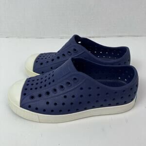 Native Kids Sz C11 Jefferson Water Shoes Rubber Sneakers Regatta Blue GUC